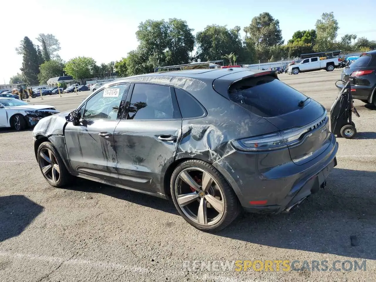 2 Photograph of a damaged car WP1AG2A58PLB40570 PORSCHE MACAN 2023