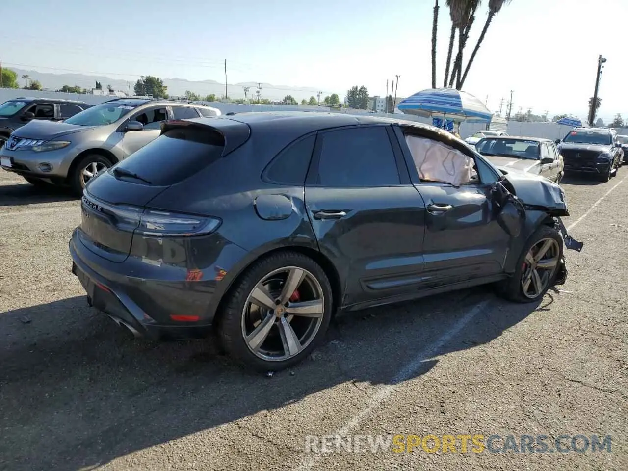 3 Photograph of a damaged car WP1AG2A58PLB40570 PORSCHE MACAN 2023