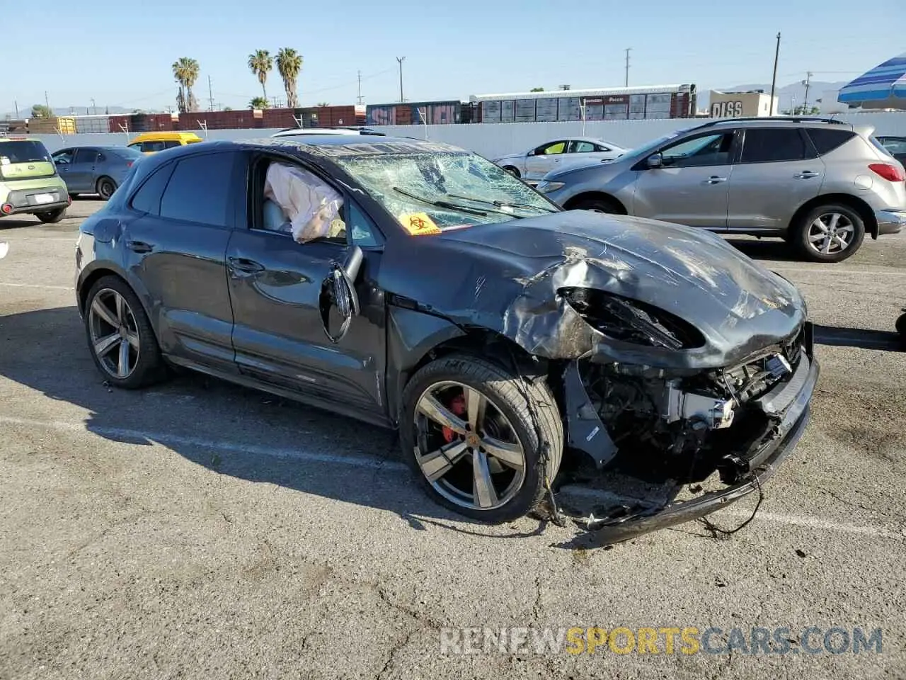 4 Photograph of a damaged car WP1AG2A58PLB40570 PORSCHE MACAN 2023