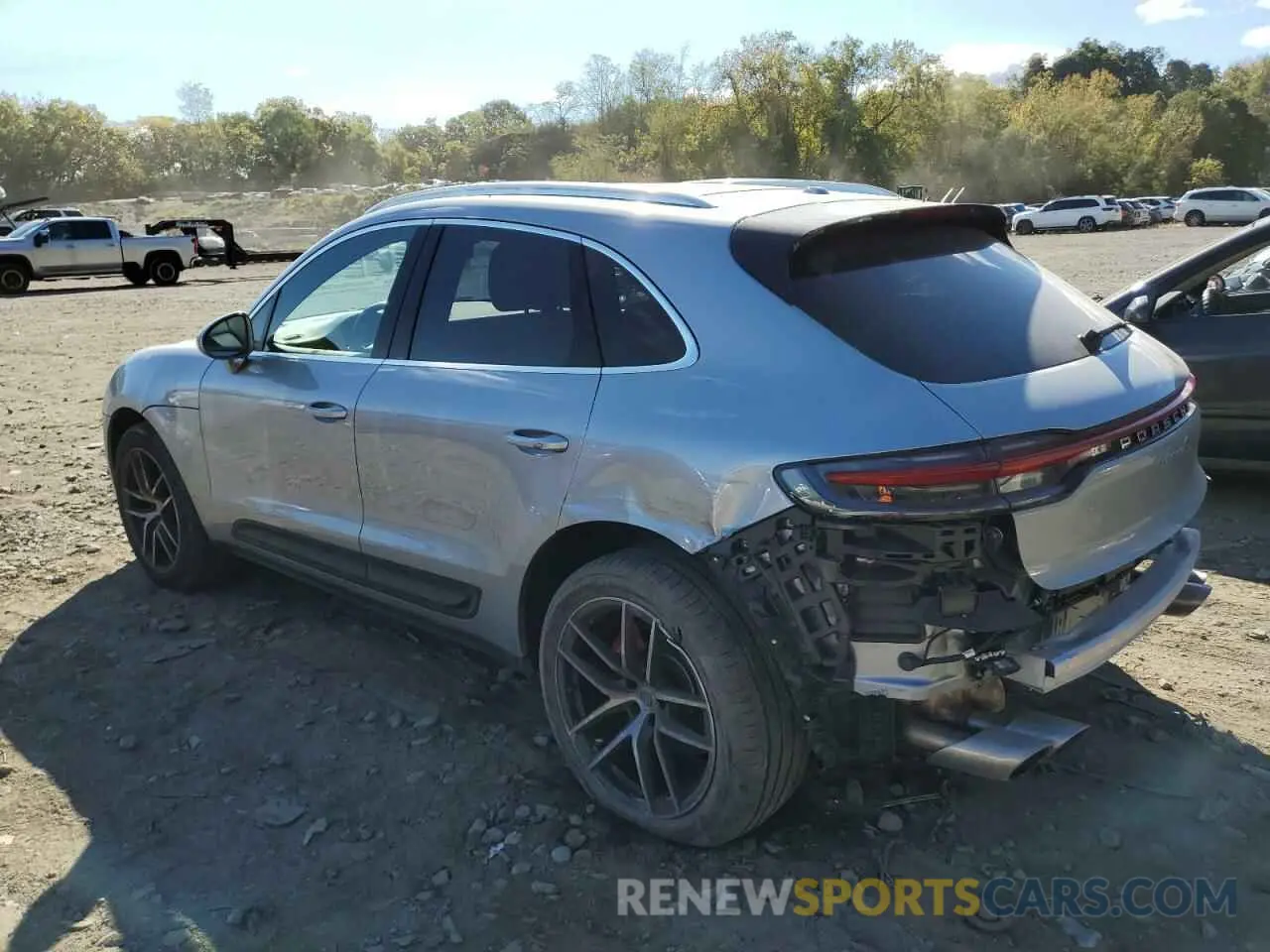 2 Photograph of a damaged car WP1AG2A58PLB40987 PORSCHE MACAN 2023
