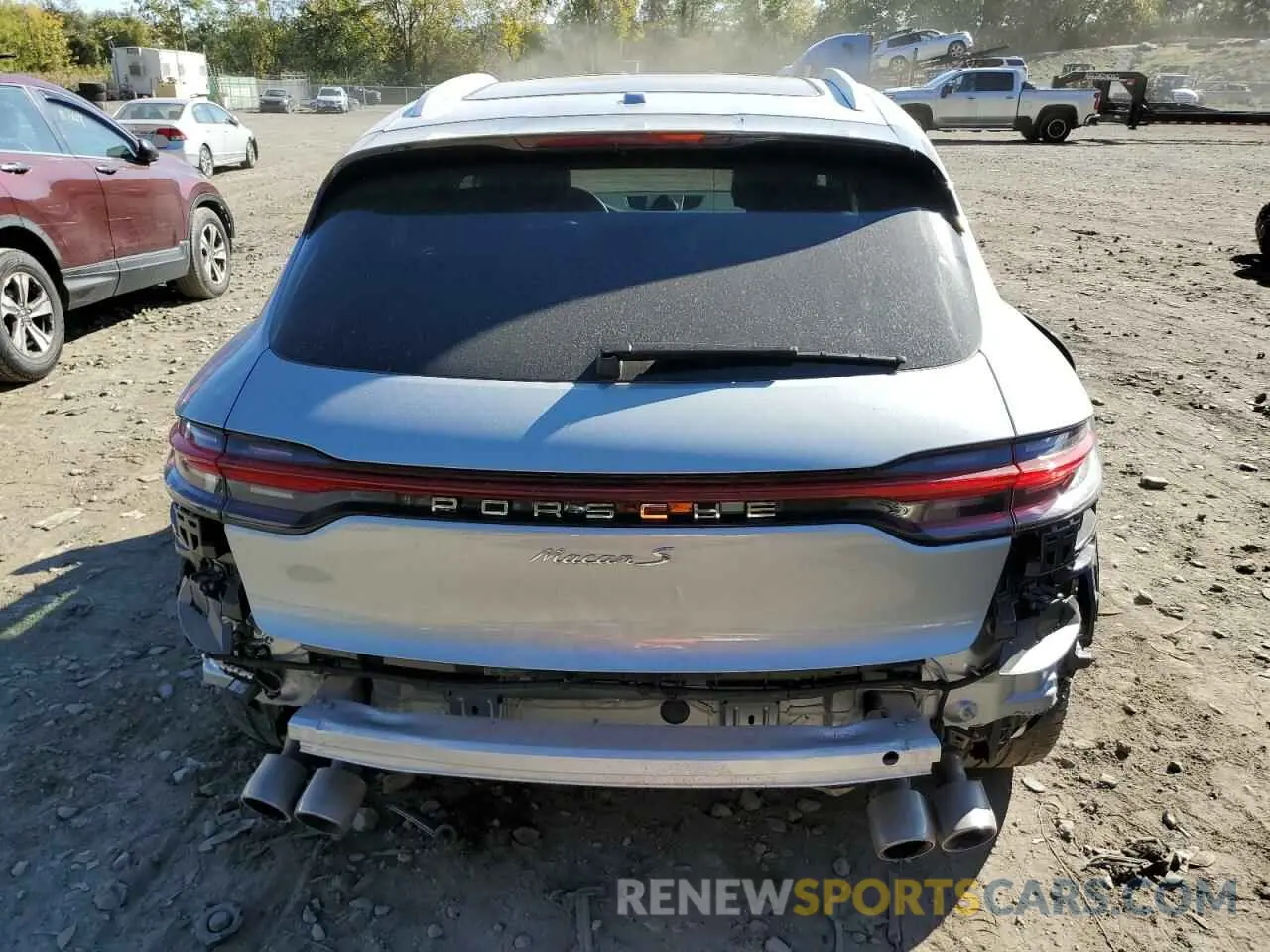 6 Photograph of a damaged car WP1AG2A58PLB40987 PORSCHE MACAN 2023