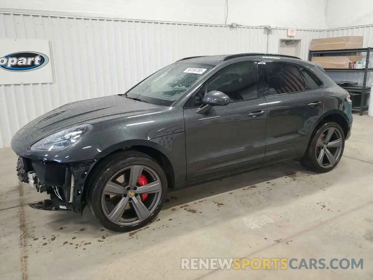 1 Photograph of a damaged car WP1AG2A58PLB41864 PORSCHE MACAN 2023