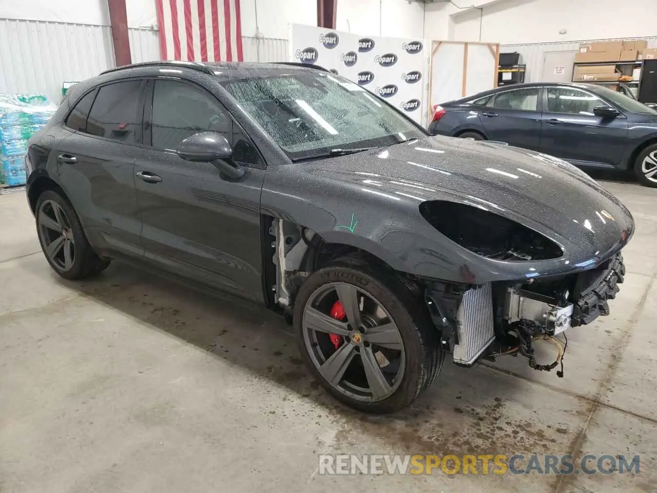 4 Photograph of a damaged car WP1AG2A58PLB41864 PORSCHE MACAN 2023