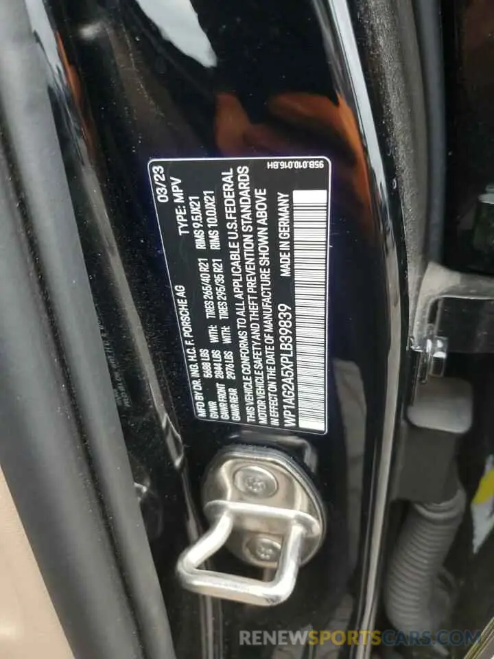 13 Photograph of a damaged car WP1AG2A5XPLB39839 PORSCHE MACAN 2023