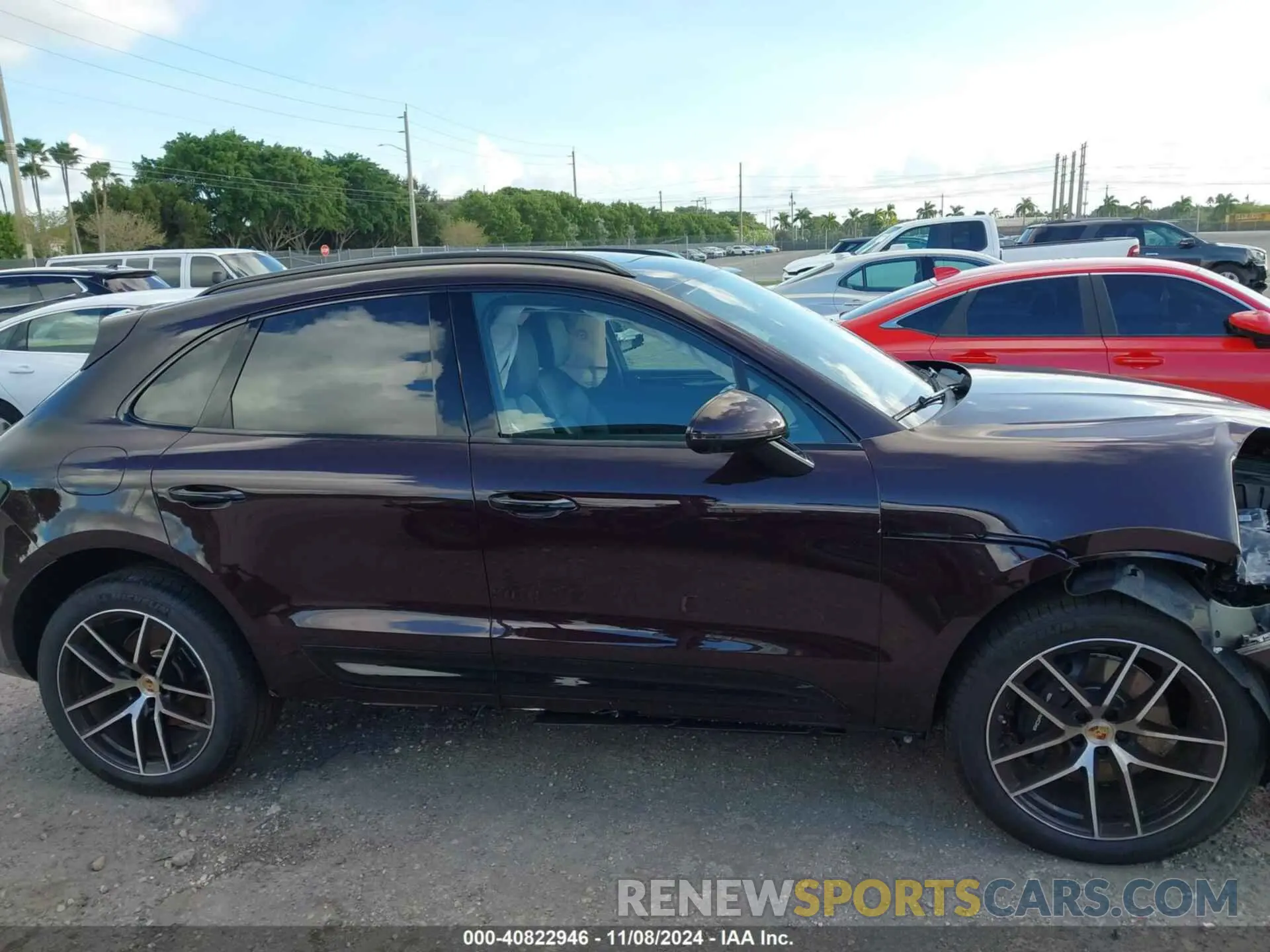 14 Photograph of a damaged car WP1AA2A55RLB19681 PORSCHE MACAN 2024