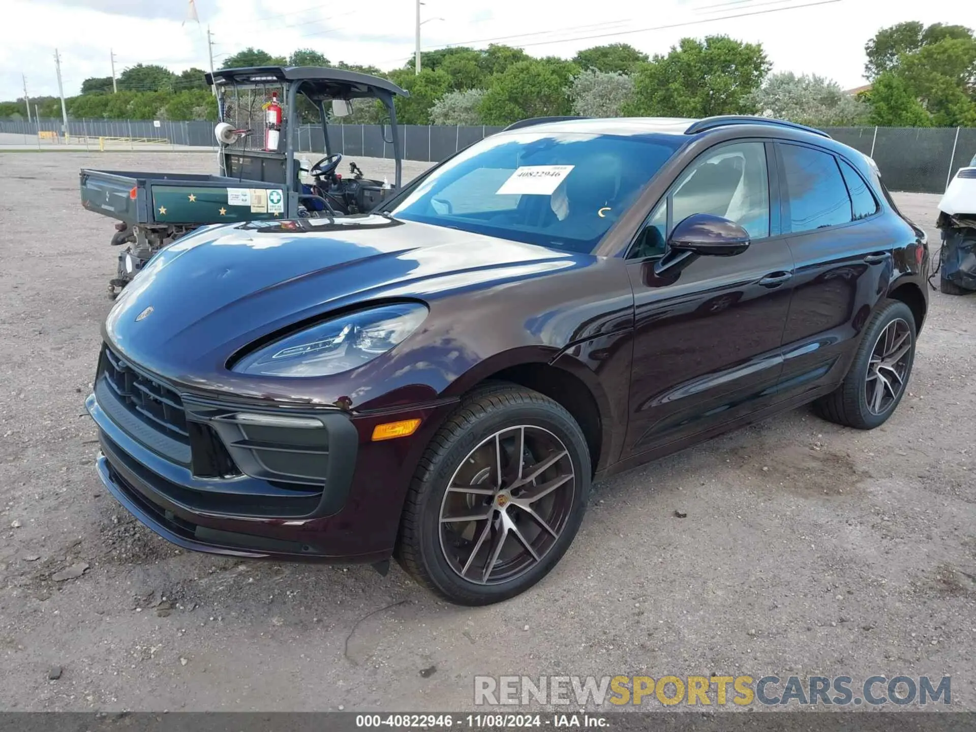 2 Photograph of a damaged car WP1AA2A55RLB19681 PORSCHE MACAN 2024
