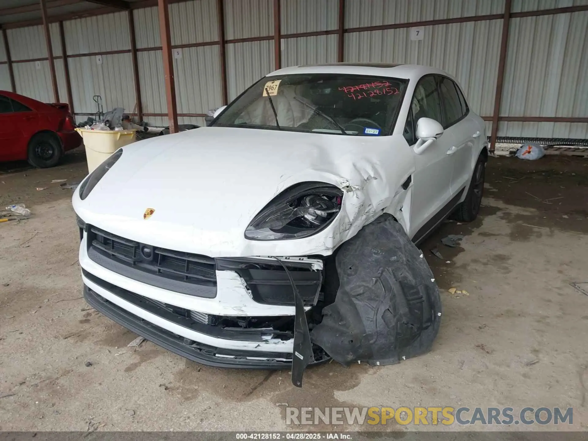 2 Photograph of a damaged car WP1AA2A59RLB15956 PORSCHE MACAN 2024