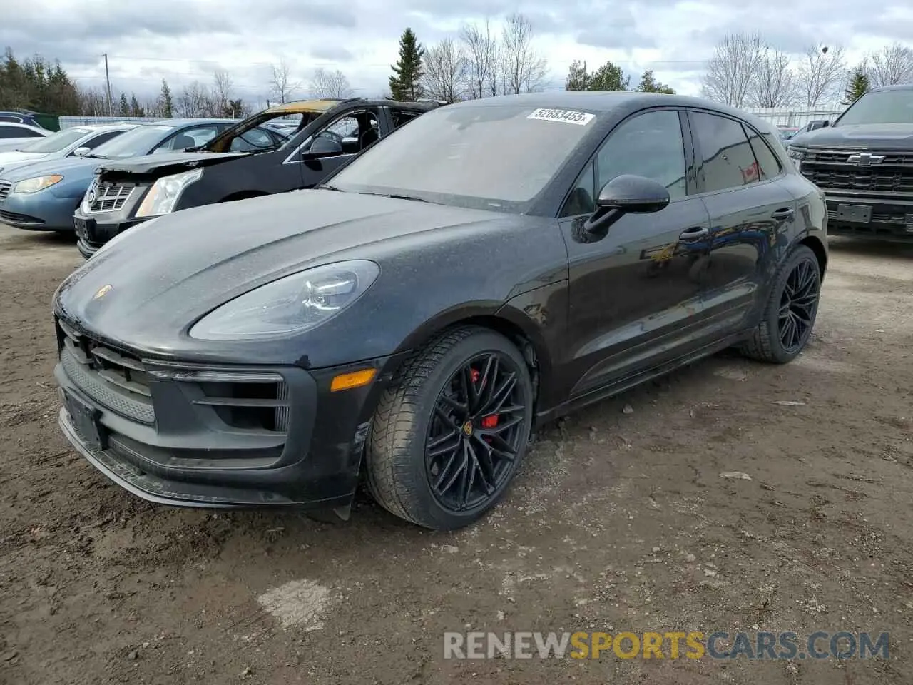1 Photograph of a damaged car WP1AF2A51RLB56924 PORSCHE MACAN 2024