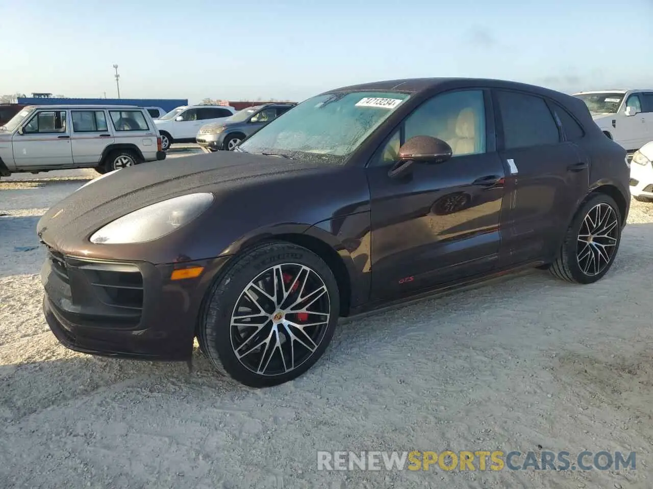 1 Photograph of a damaged car WP1AF2A58RLB55513 PORSCHE MACAN 2024