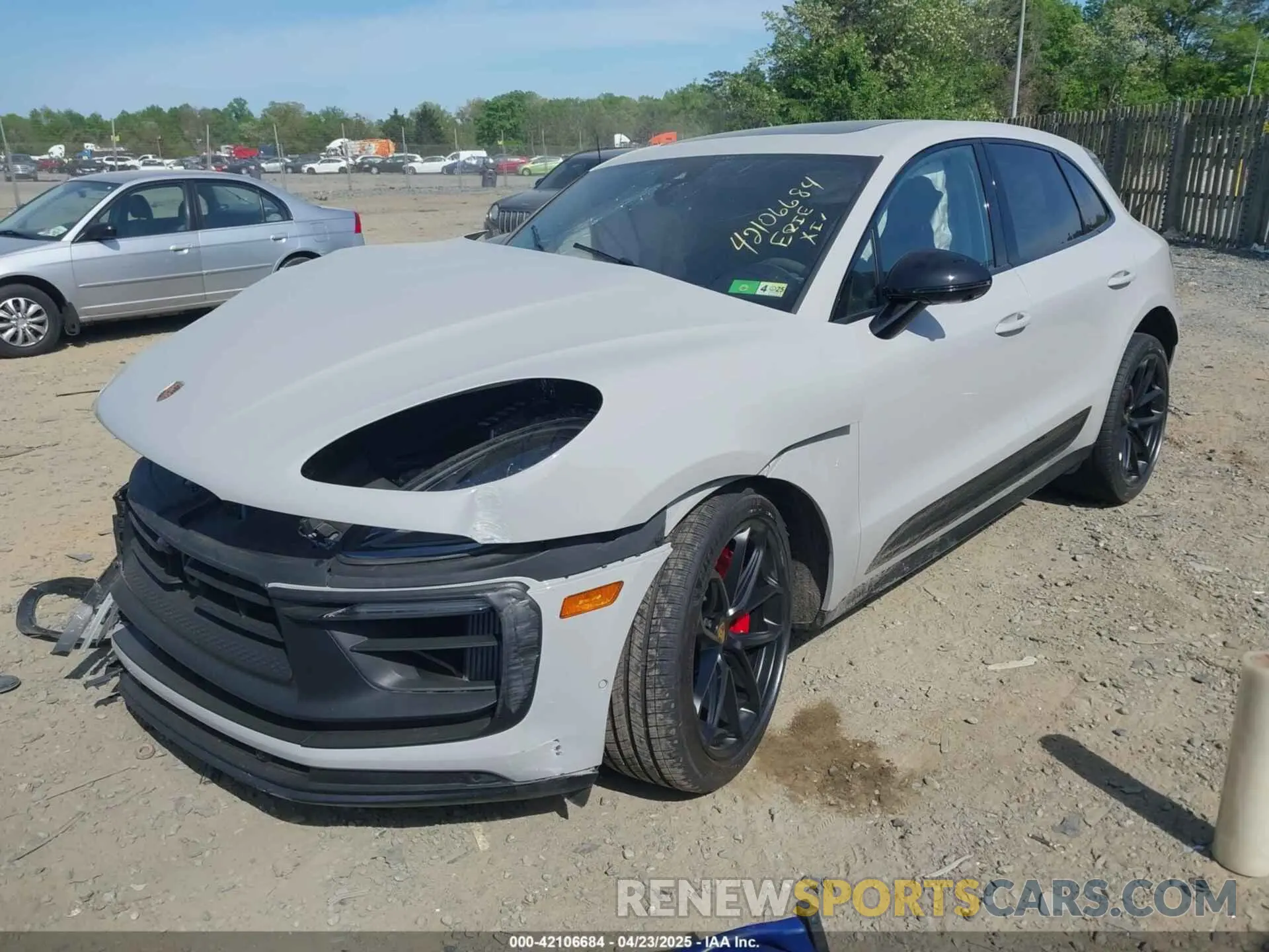 2 Photograph of a damaged car WP1AF2A5XRLB57439 PORSCHE MACAN 2024