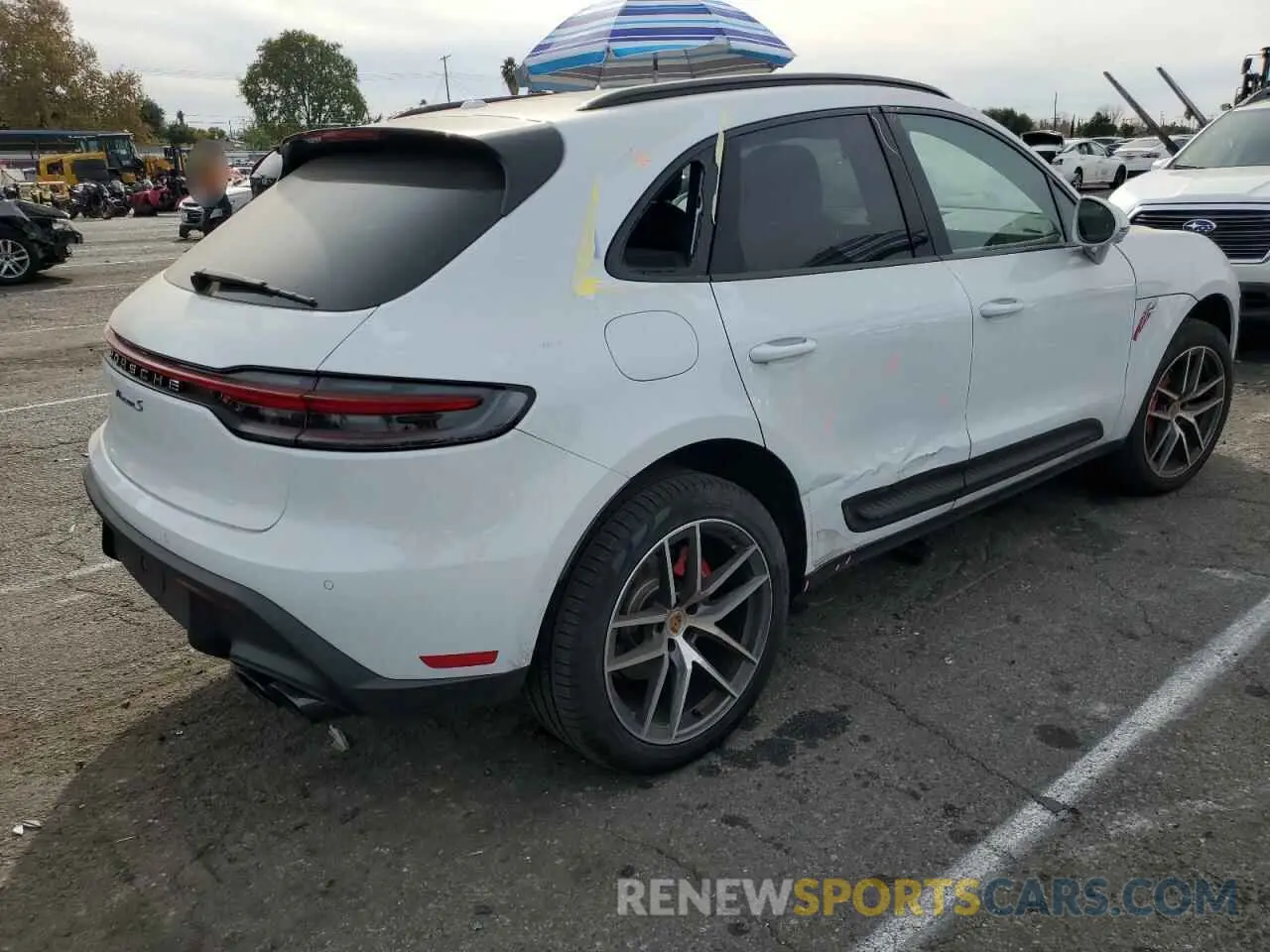 3 Photograph of a damaged car WP1AG2A50RLB35141 PORSCHE MACAN 2024
