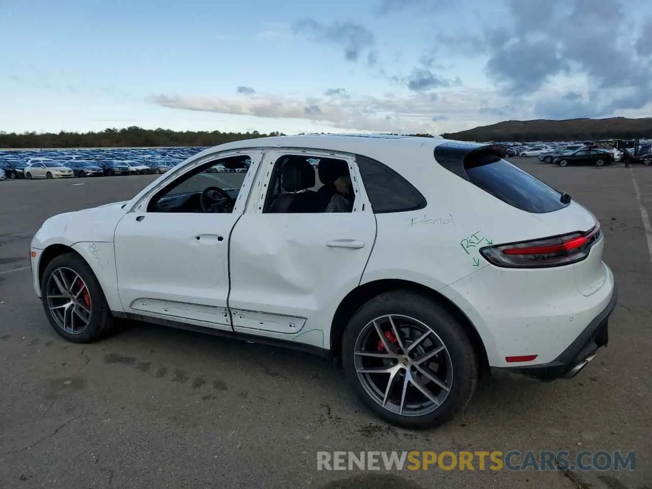 2 Photograph of a damaged car WP1AG2A50RLB36421 PORSCHE MACAN 2024