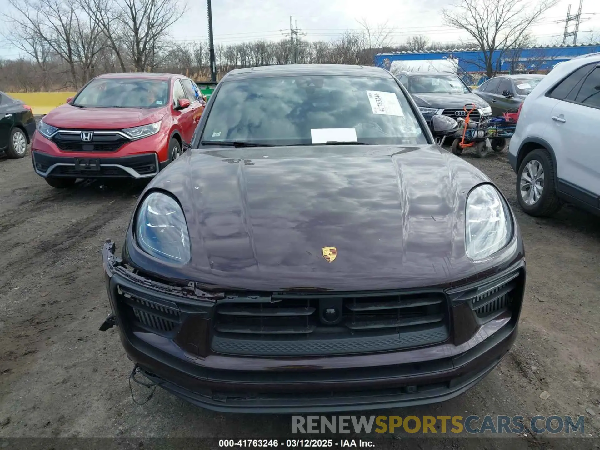 12 Photograph of a damaged car WP1AG2A53RLB40611 PORSCHE MACAN 2024