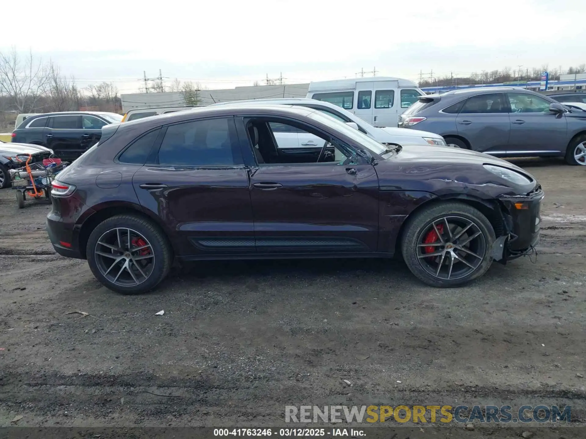 13 Photograph of a damaged car WP1AG2A53RLB40611 PORSCHE MACAN 2024
