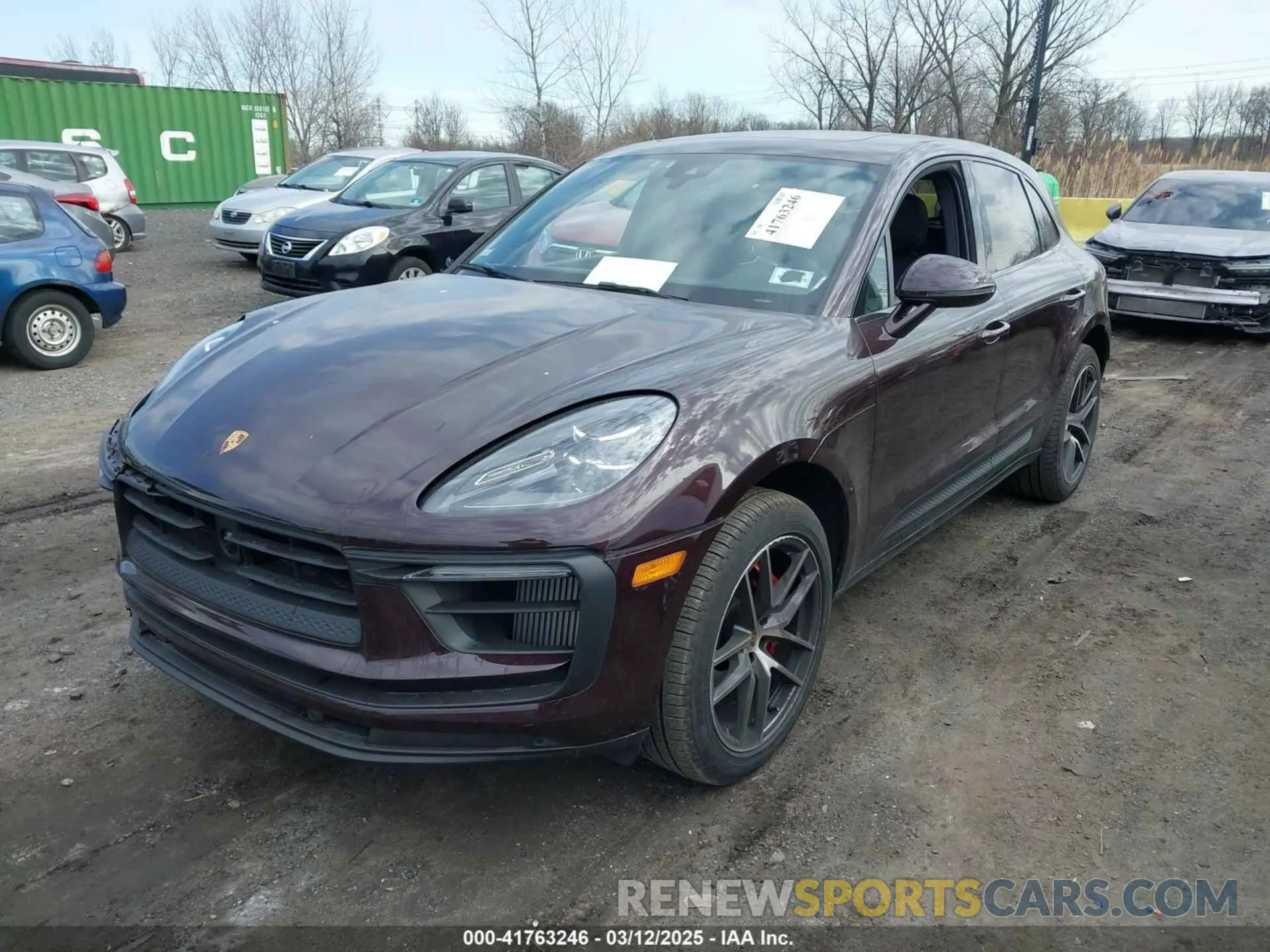 2 Photograph of a damaged car WP1AG2A53RLB40611 PORSCHE MACAN 2024