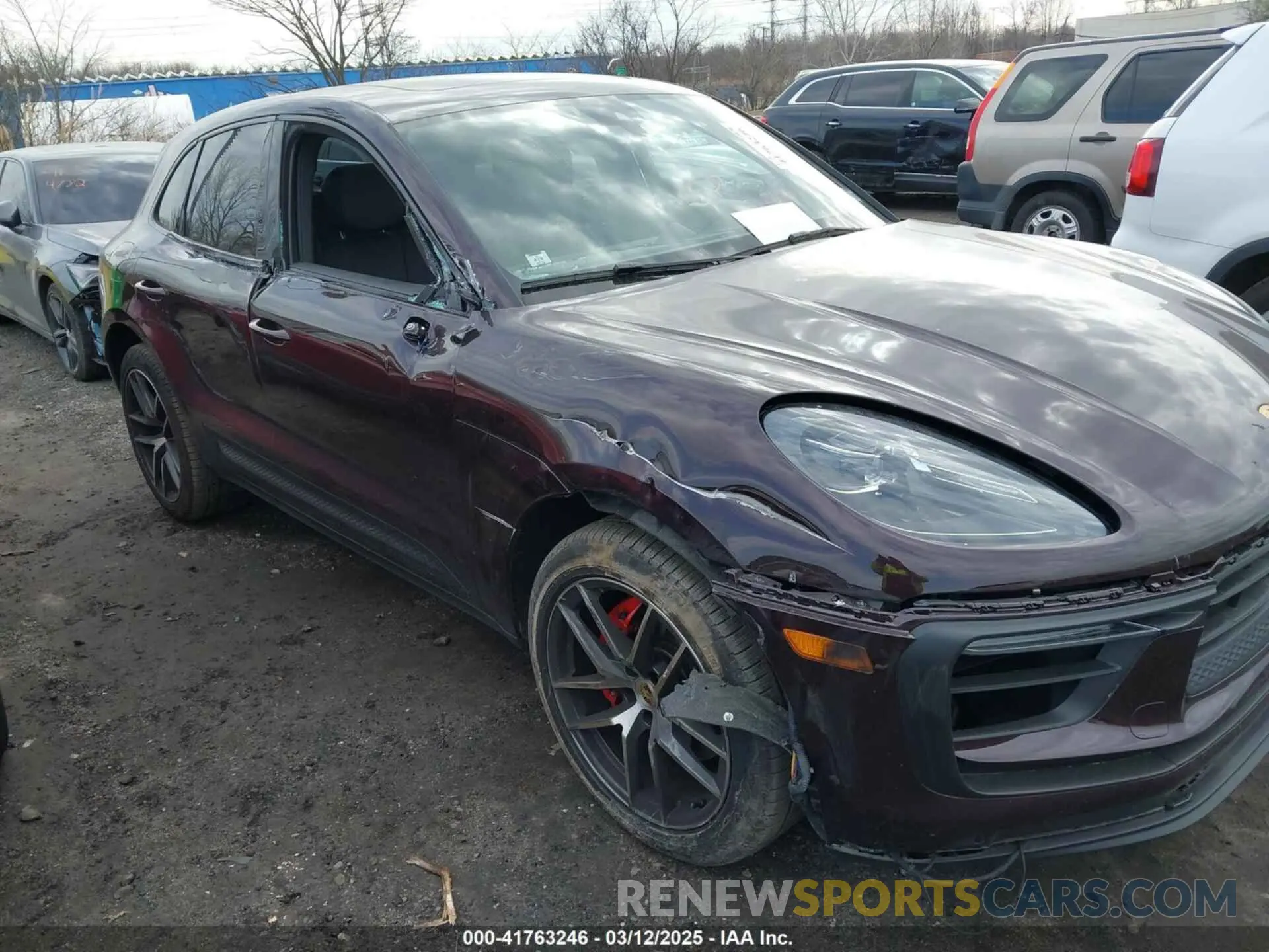 6 Photograph of a damaged car WP1AG2A53RLB40611 PORSCHE MACAN 2024