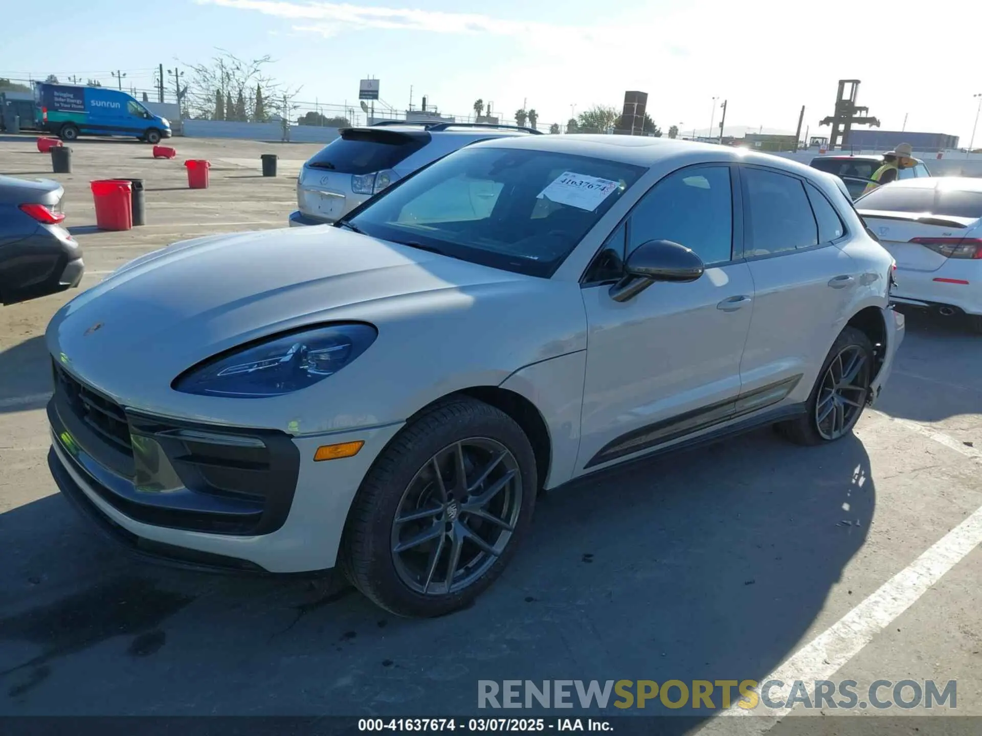 2 Photograph of a damaged car WP1AA2A57SLB01477 PORSCHE MACAN 2025