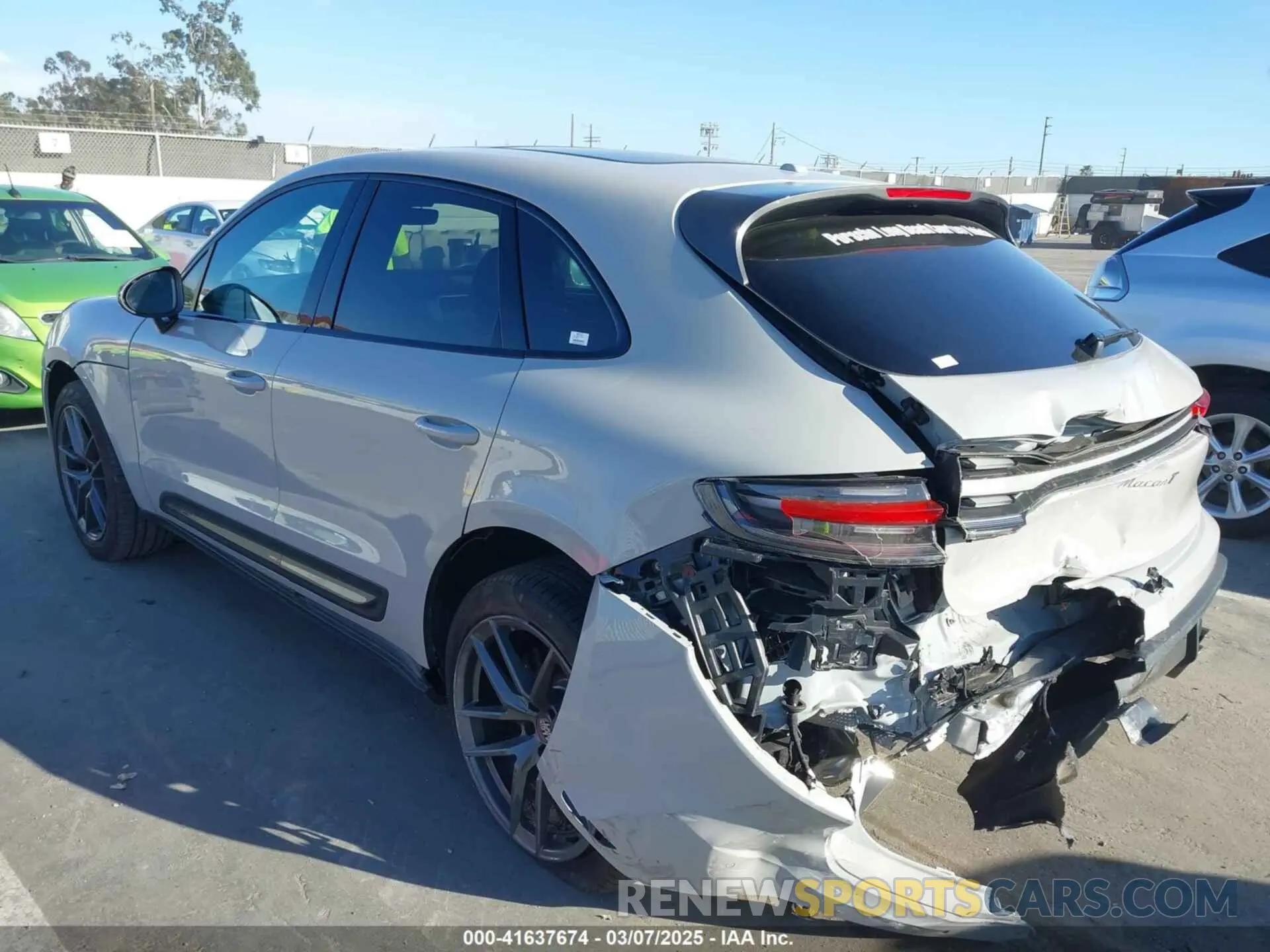 6 Photograph of a damaged car WP1AA2A57SLB01477 PORSCHE MACAN 2025