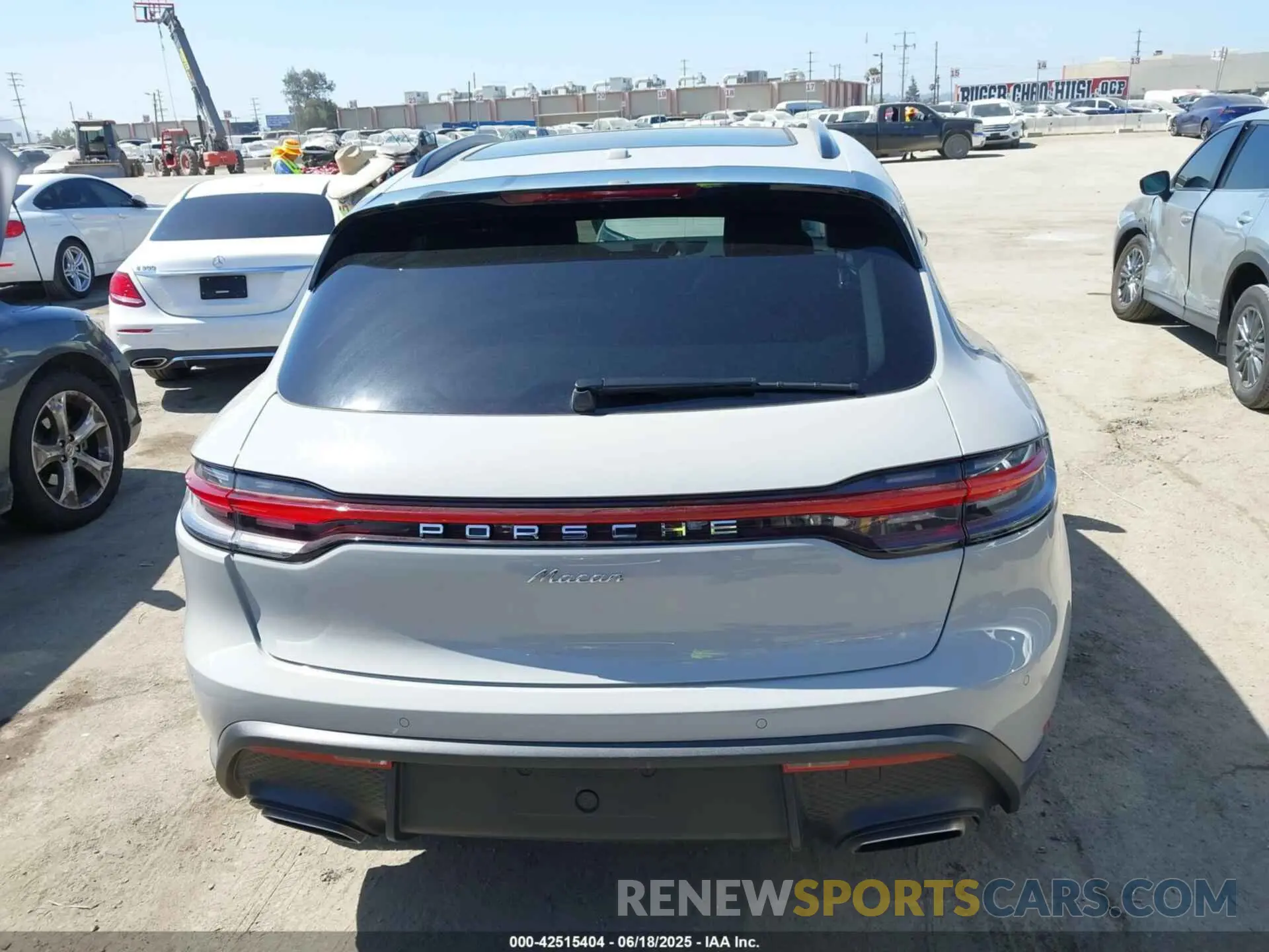 17 Photograph of a damaged car WP1AA2A59SLB02730 PORSCHE MACAN 2025