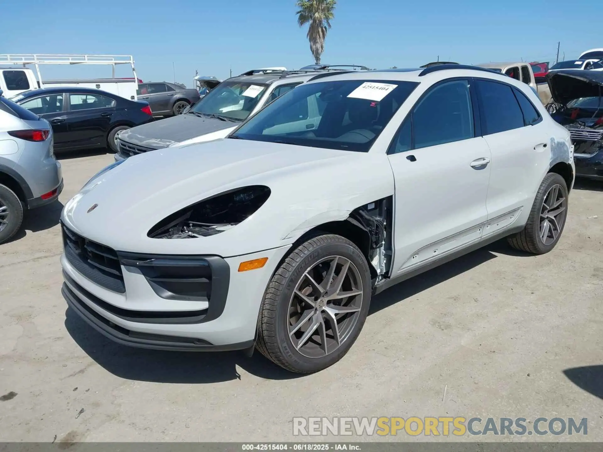 2 Photograph of a damaged car WP1AA2A59SLB02730 PORSCHE MACAN 2025