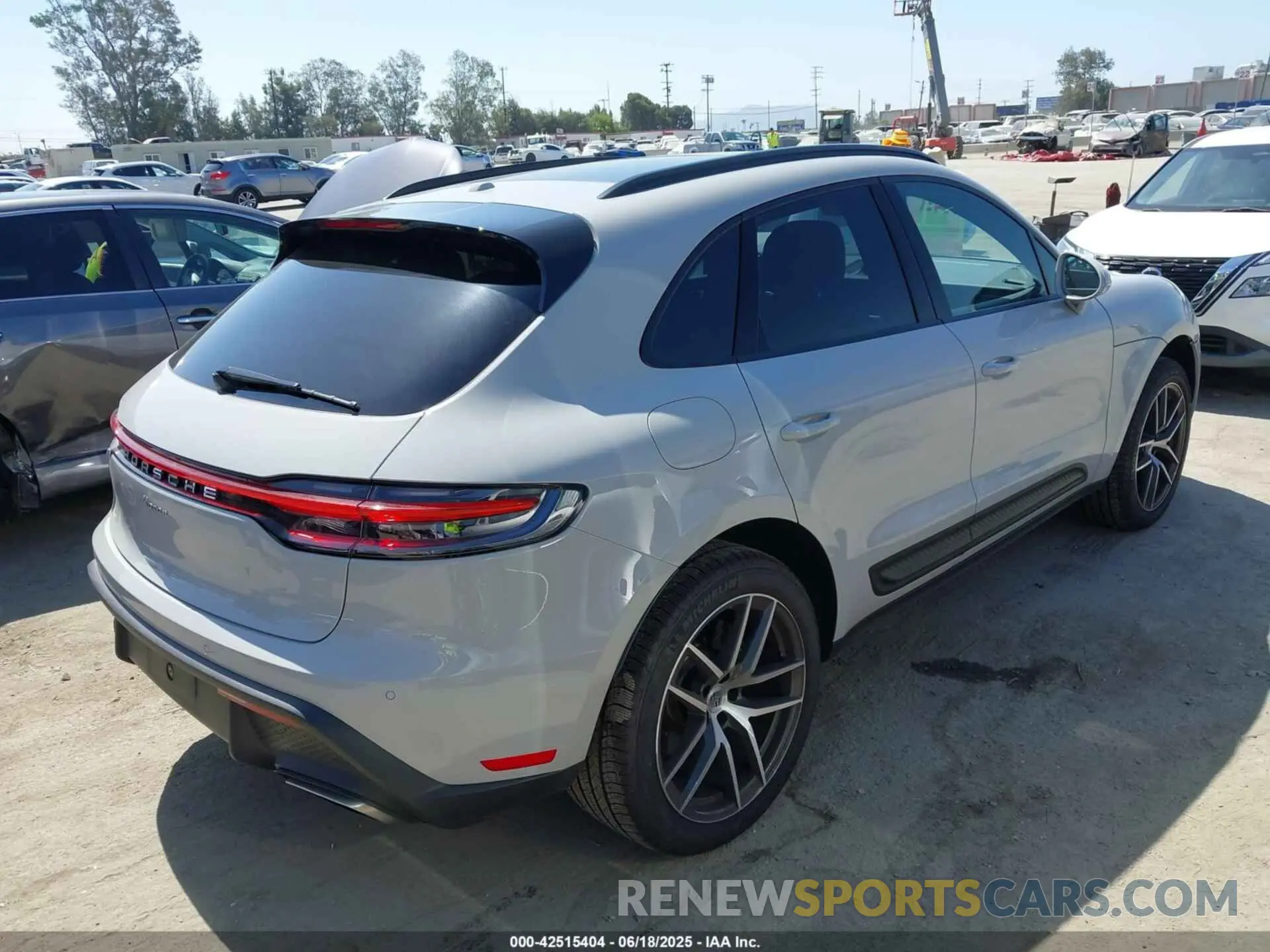 4 Photograph of a damaged car WP1AA2A59SLB02730 PORSCHE MACAN 2025