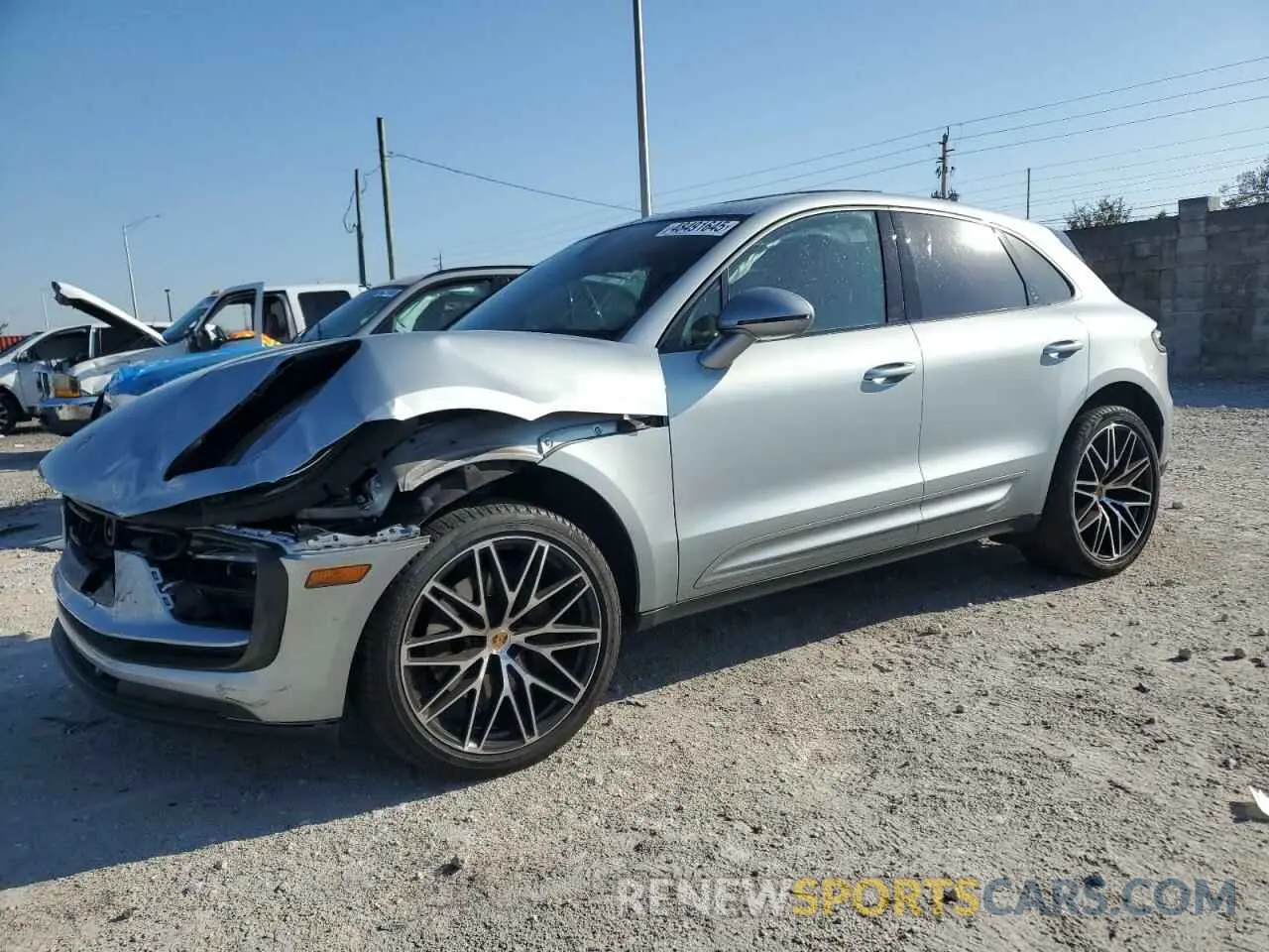 1 Photograph of a damaged car WP1AA2A54PLB06868 PORSCHE MACAN BASE 2023