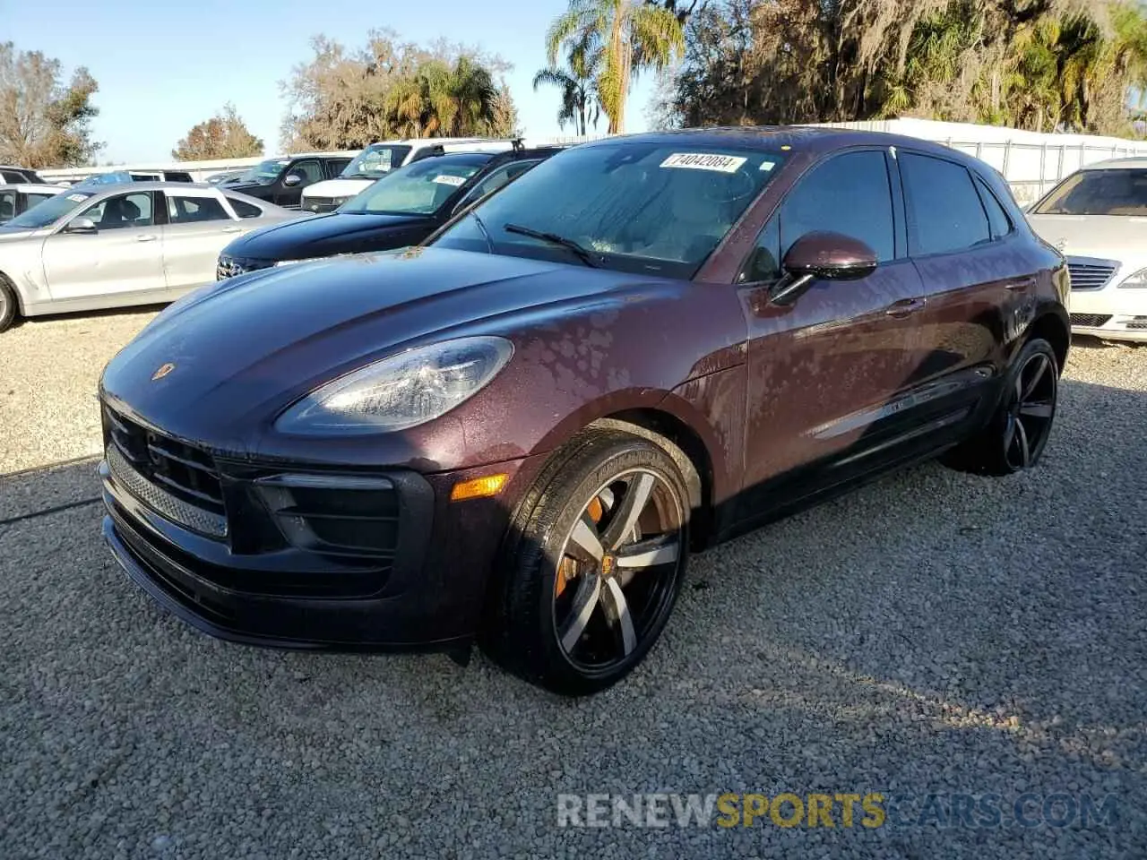 1 Photograph of a damaged car WP1AA2A54PLB15893 PORSCHE MACAN BASE 2023