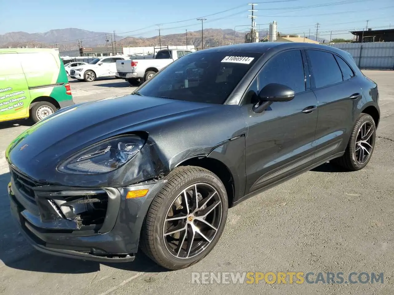 1 Photograph of a damaged car WP1AA2A54PLB21273 PORSCHE MACAN BASE 2023