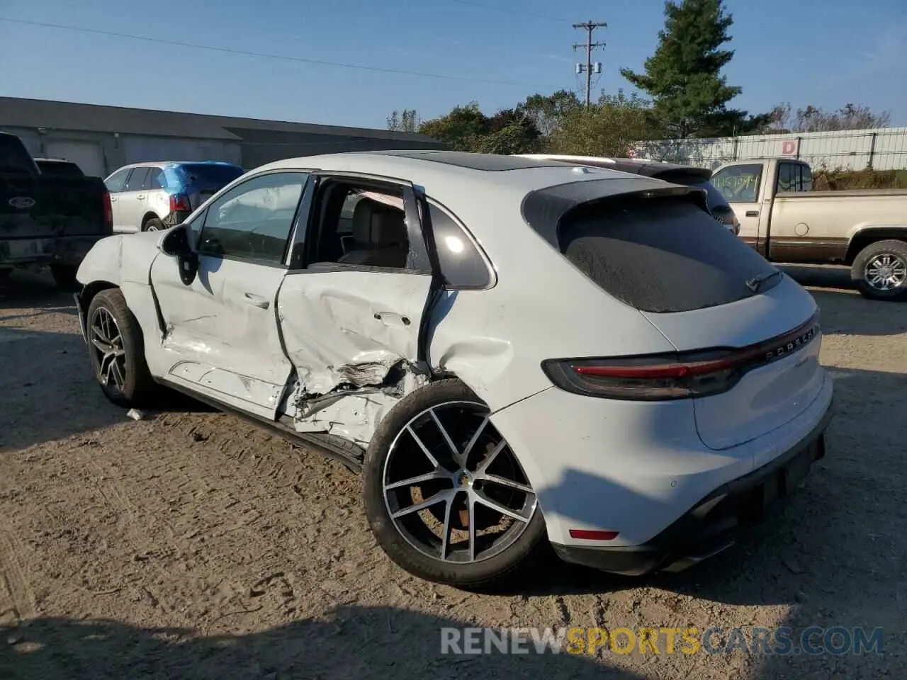 2 Photograph of a damaged car WP1AA2A57PLB20327 PORSCHE MACAN BASE 2023