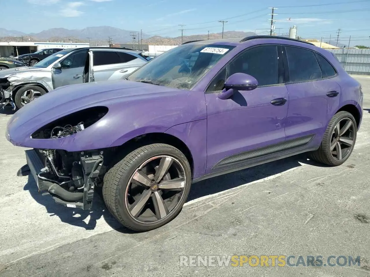 1 Photograph of a damaged car WP1AA2A58PLB08235 PORSCHE MACAN BASE 2023