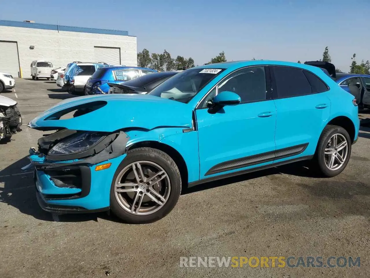 1 Photograph of a damaged car WP1AA2A5XPLB00346 PORSCHE MACAN BASE 2023