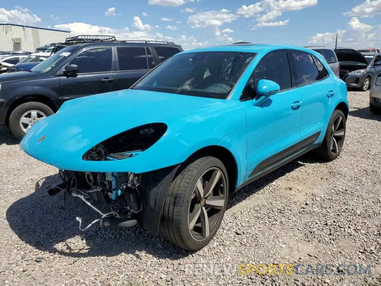 1 Photograph of a damaged car WP1AA2A5XPLB09144 PORSCHE MACAN BASE 2023