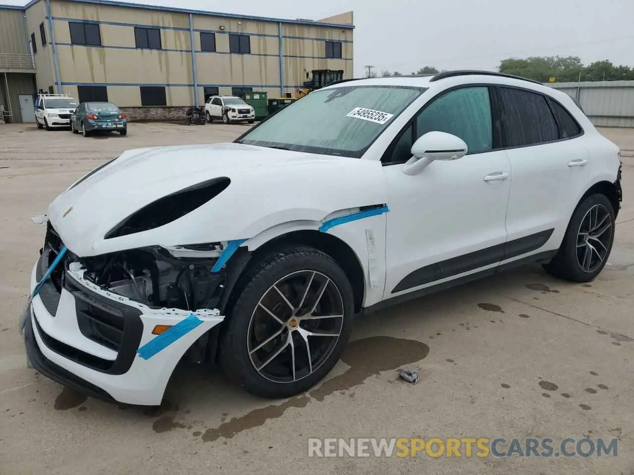 1 Photograph of a damaged car WP1AA2A50RLB11519 PORSCHE MACAN BASE 2024