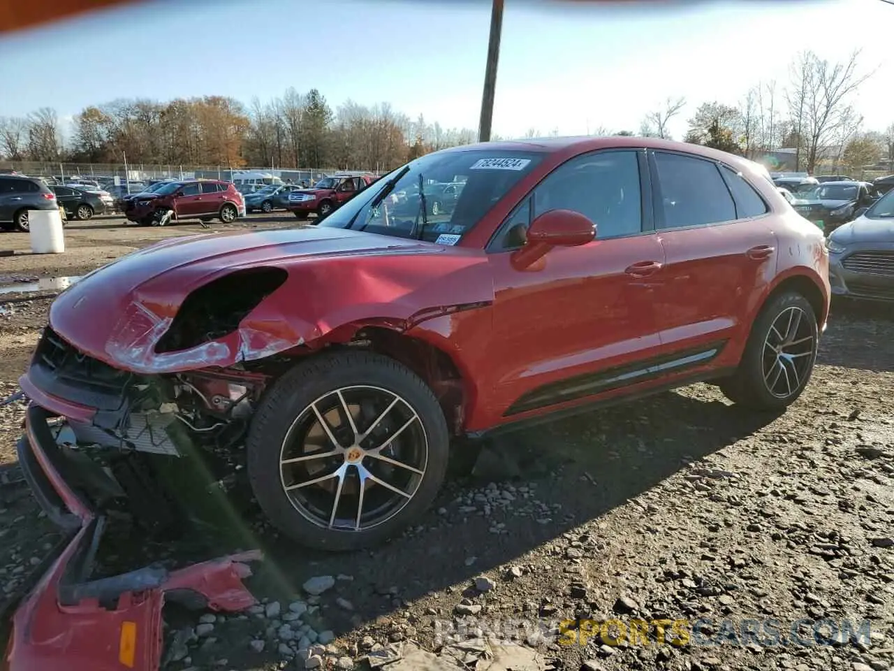 1 Photograph of a damaged car WP1AA2A50RLB17367 PORSCHE MACAN BASE 2024