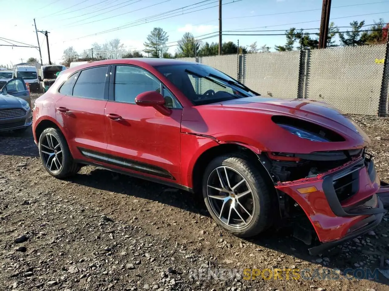 4 Photograph of a damaged car WP1AA2A50RLB17367 PORSCHE MACAN BASE 2024