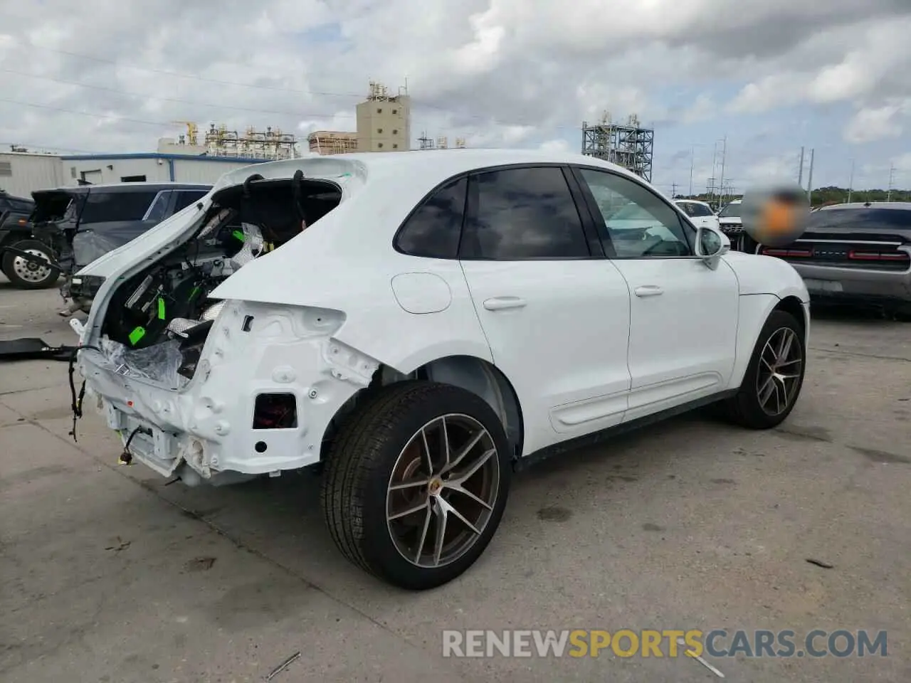 3 Photograph of a damaged car WP1AA2A51RLB15983 PORSCHE MACAN BASE 2024