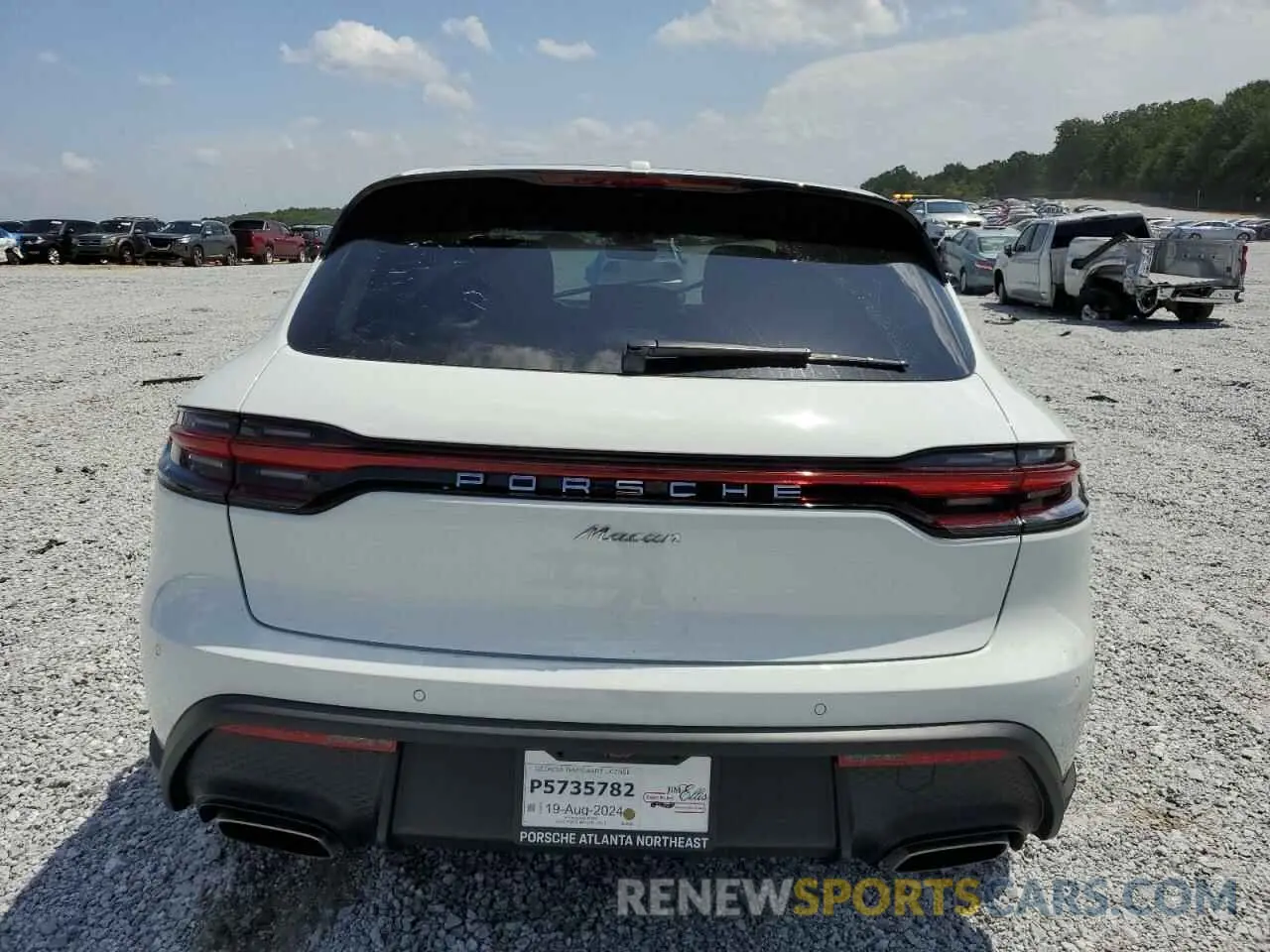 6 Photograph of a damaged car WP1AA2A52RLB16057 PORSCHE MACAN BASE 2024