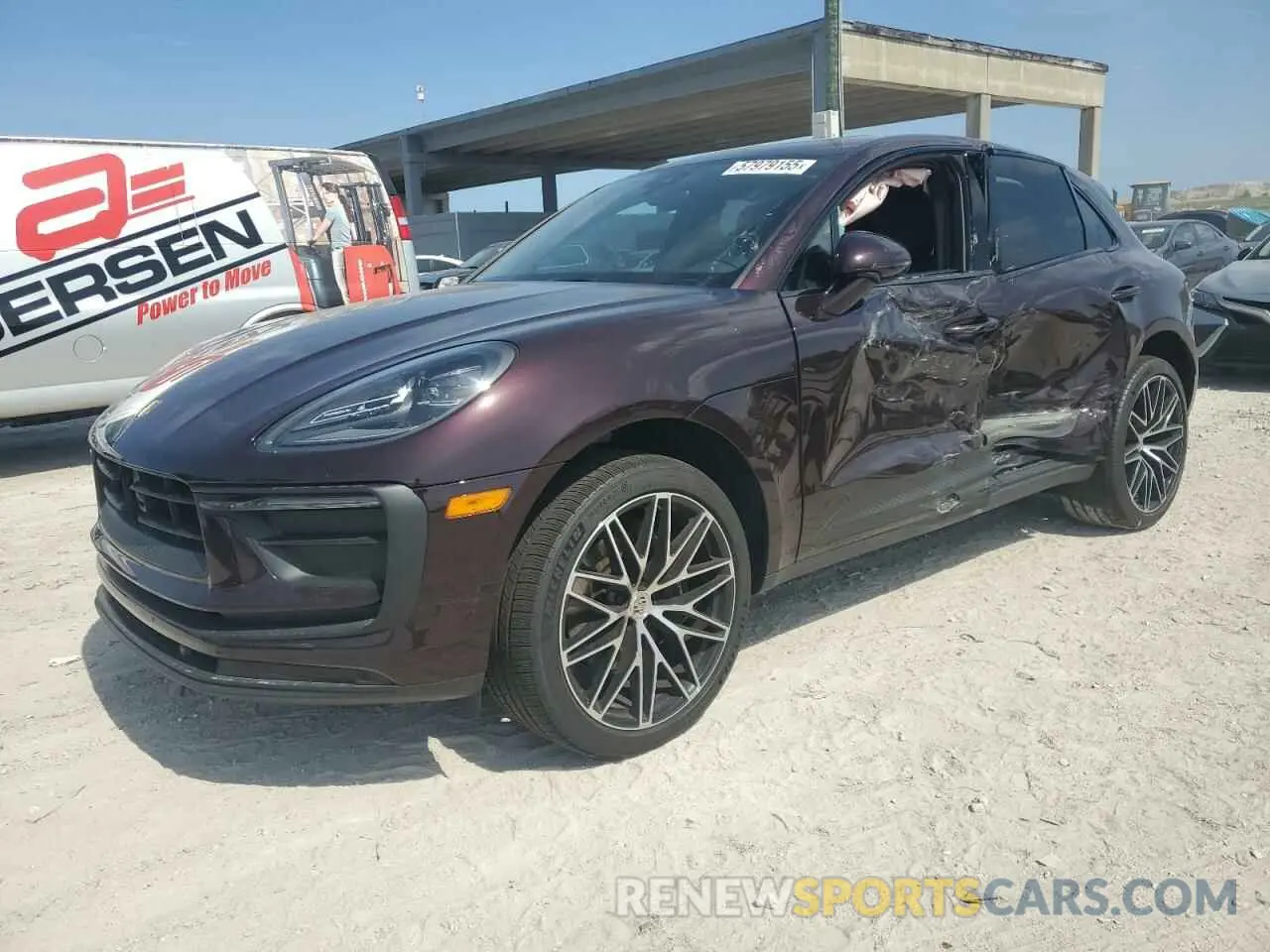 1 Photograph of a damaged car WP1AA2A53RLB14849 PORSCHE MACAN BASE 2024