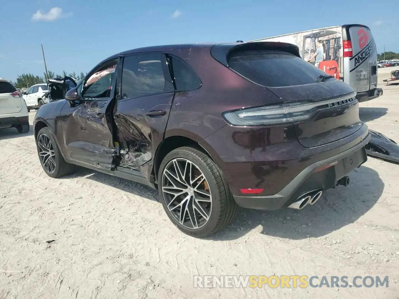 2 Photograph of a damaged car WP1AA2A53RLB14849 PORSCHE MACAN BASE 2024