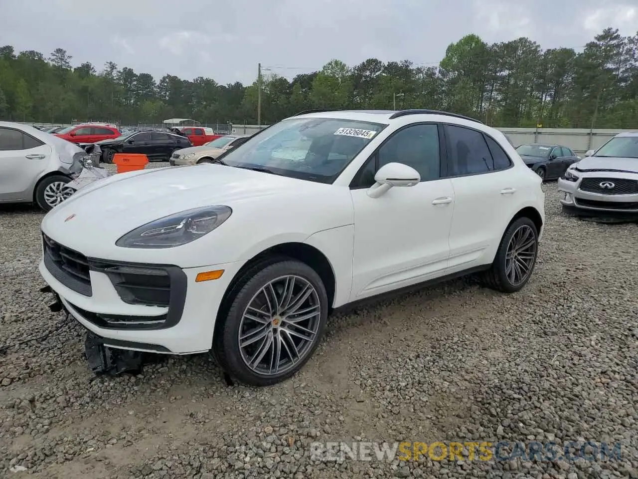 1 Photograph of a damaged car WP1AA2A54RLB20188 PORSCHE MACAN BASE 2024