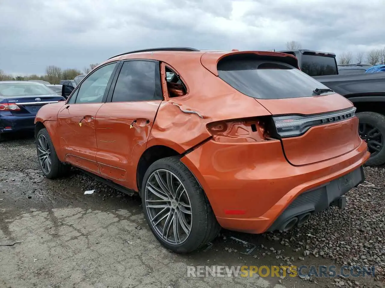 2 Photograph of a damaged car WP1AA2A58RLB16144 PORSCHE MACAN BASE 2024