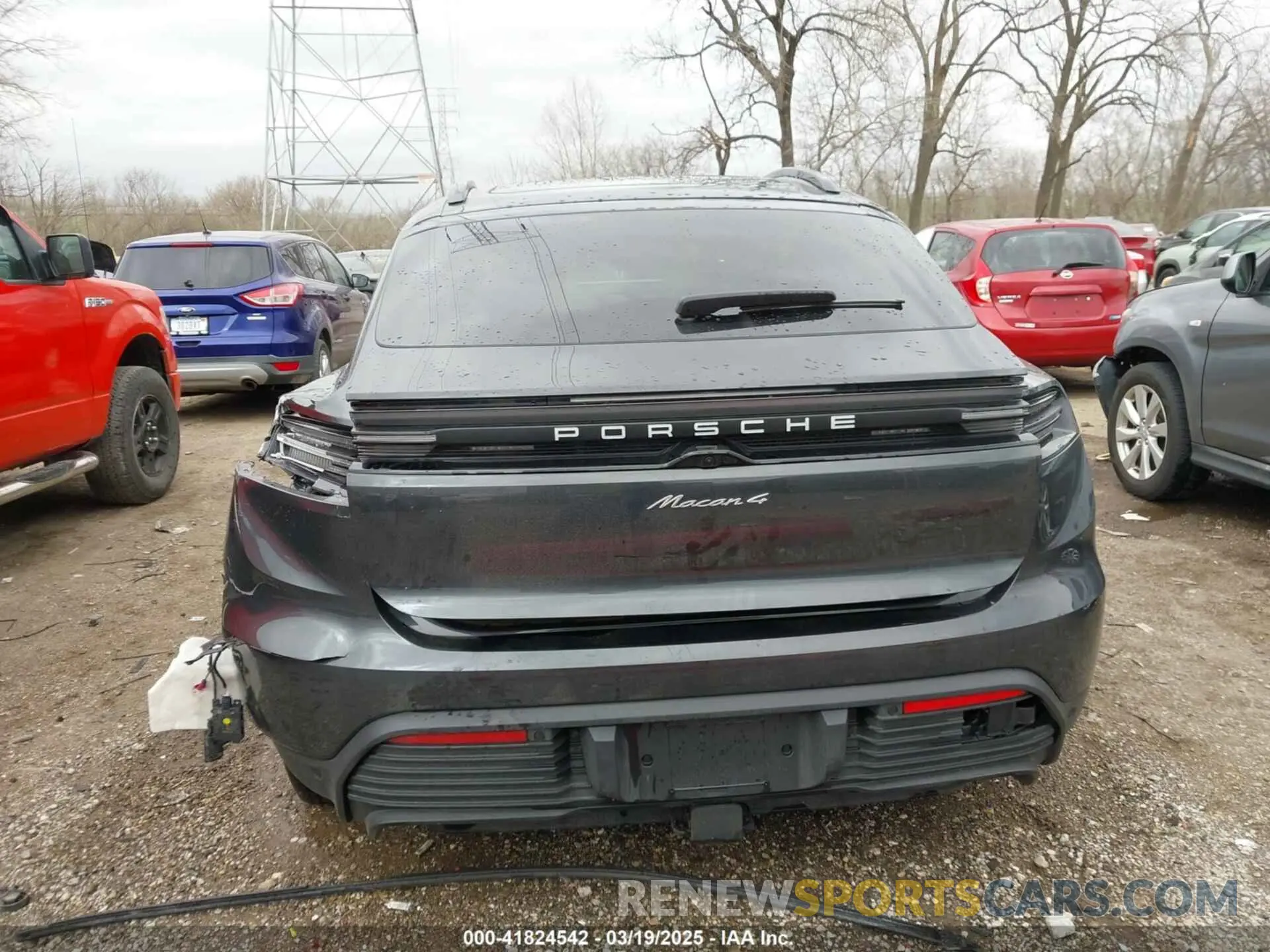 16 Photograph of a damaged car WP1AA2XAXRL000512 PORSCHE MACAN ELECTRIC 2024