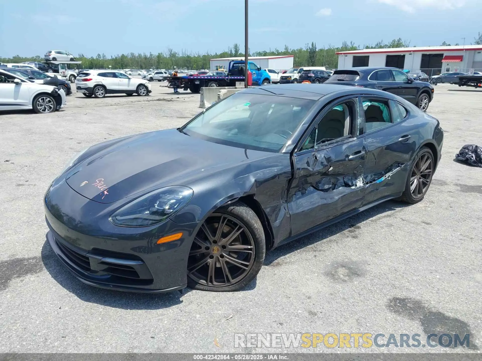 2 Photograph of a damaged car WP0AA2A73KL102158 PORSCHE PANAMERA 2019
