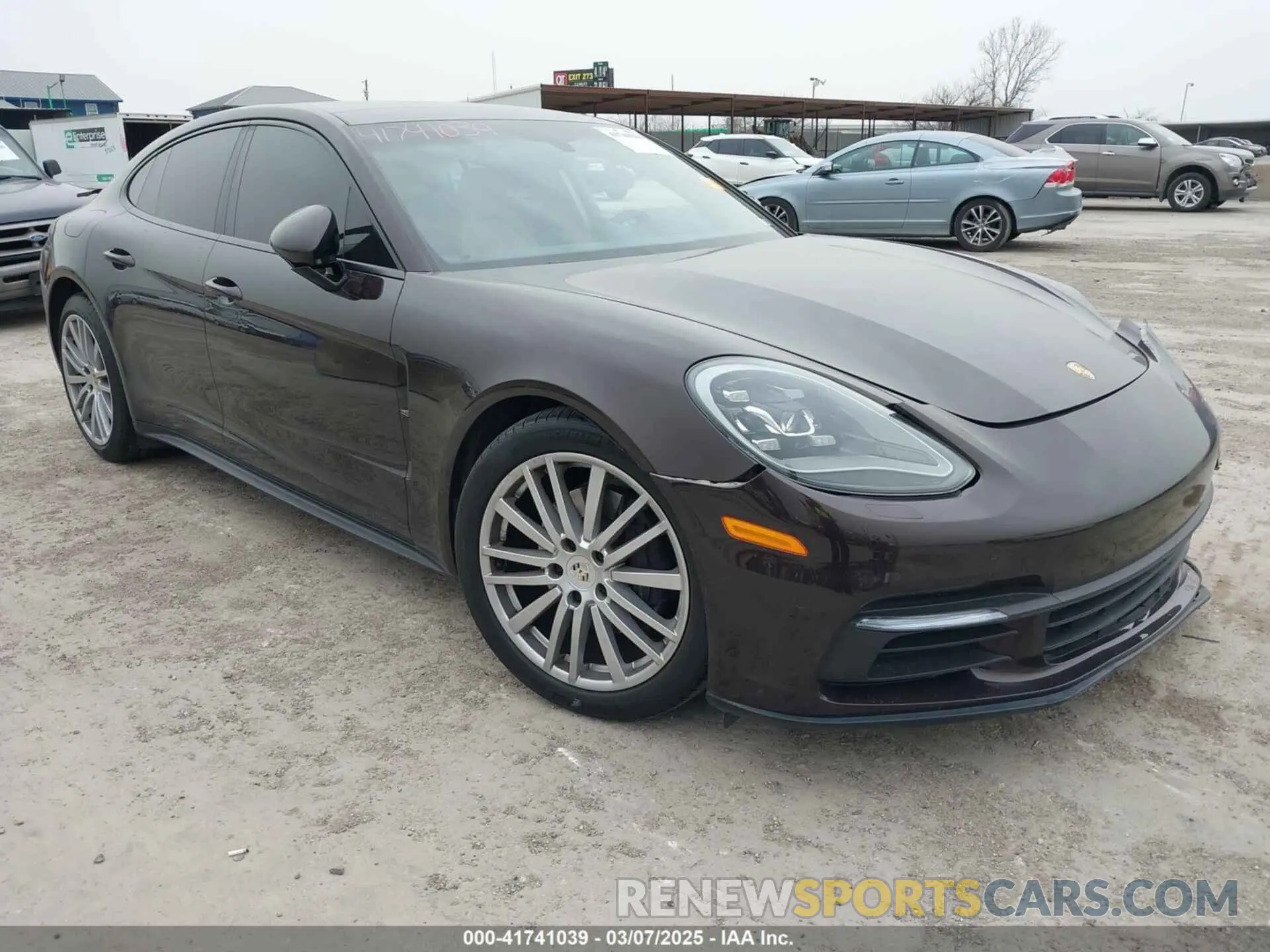 1 Photograph of a damaged car WP0AA2A76KL100288 PORSCHE PANAMERA 2019