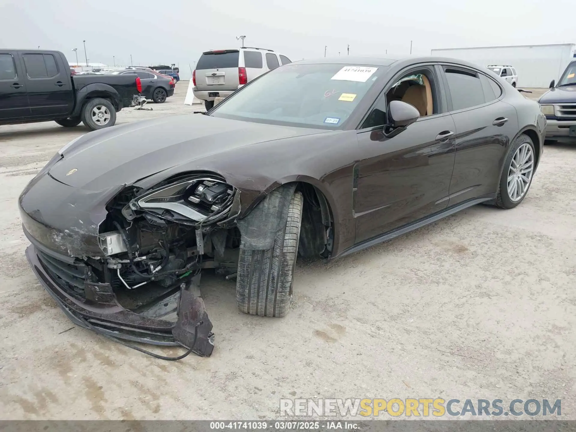2 Photograph of a damaged car WP0AA2A76KL100288 PORSCHE PANAMERA 2019