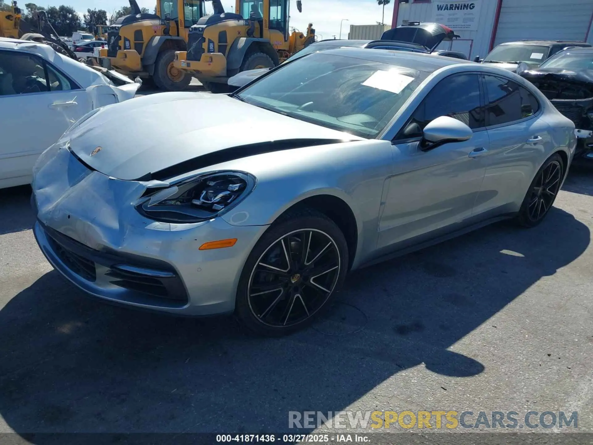 2 Photograph of a damaged car WP0AA2A76KL100470 PORSCHE PANAMERA 2019