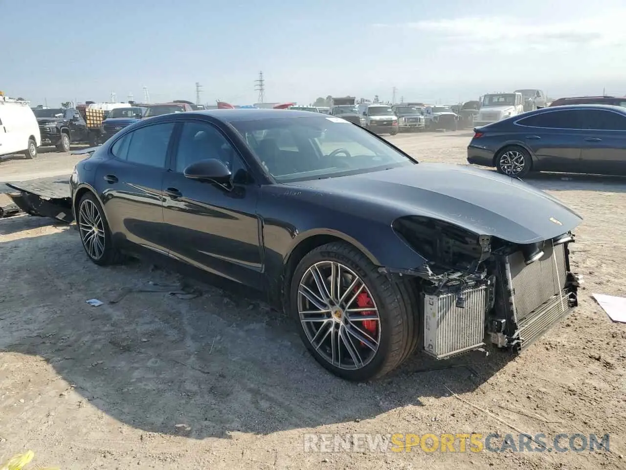 4 Photograph of a damaged car WP0BF2A70KL167006 PORSCHE PANAMERA 2019