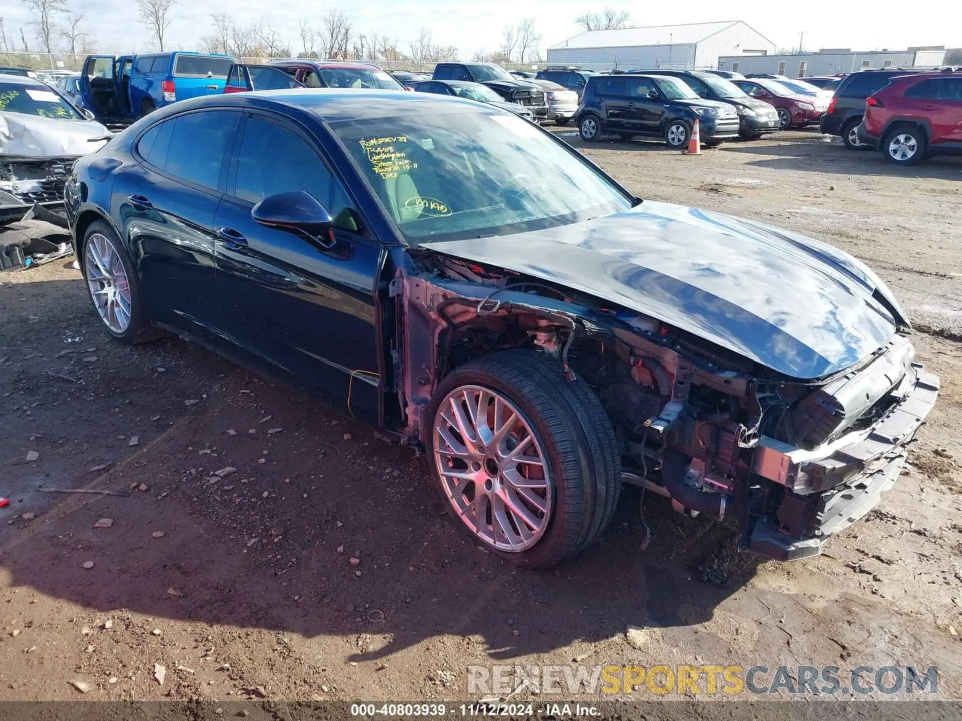 1 Photograph of a damaged car WP0AA2A70LL100157 PORSCHE PANAMERA 2020