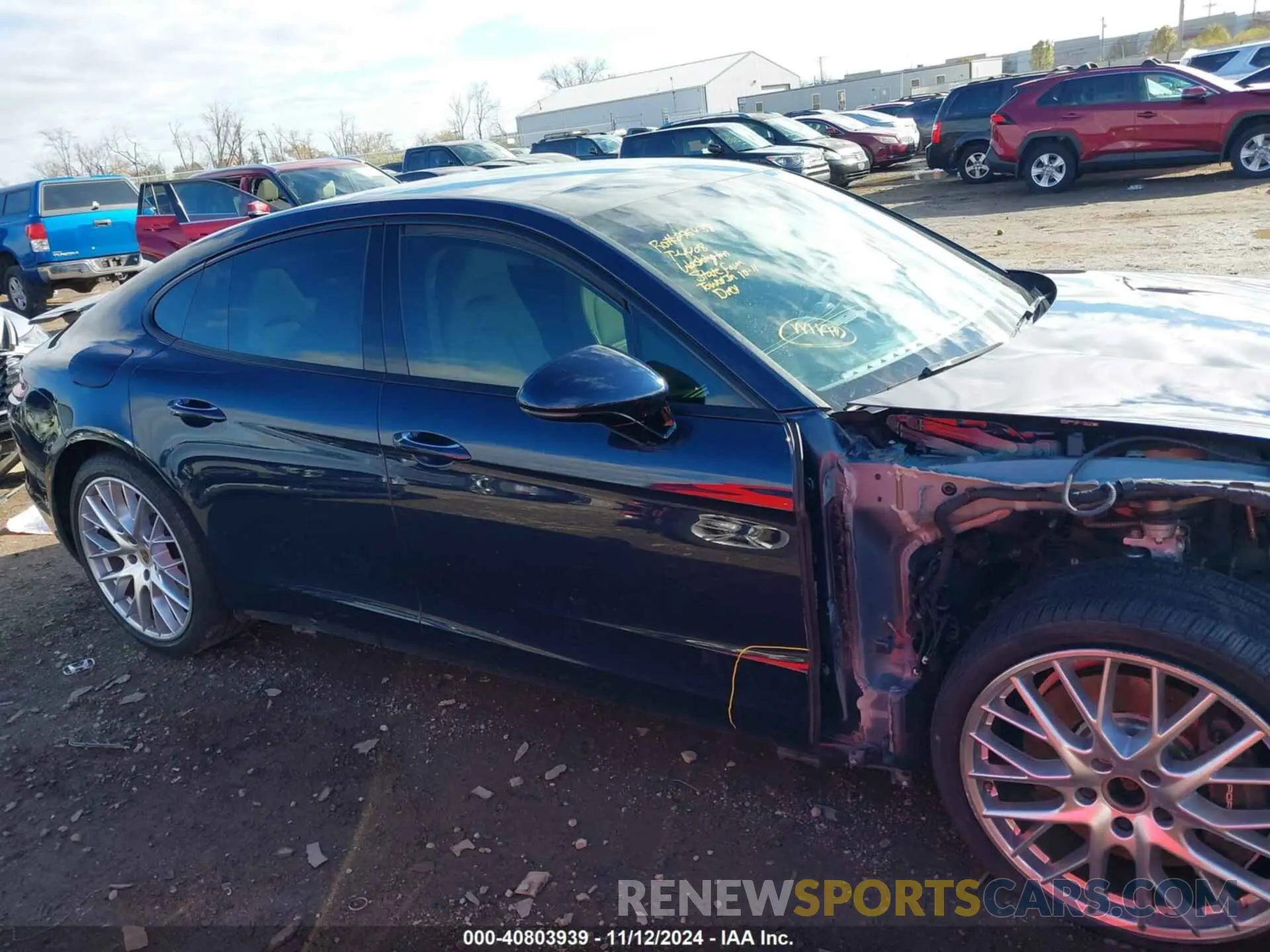 14 Photograph of a damaged car WP0AA2A70LL100157 PORSCHE PANAMERA 2020