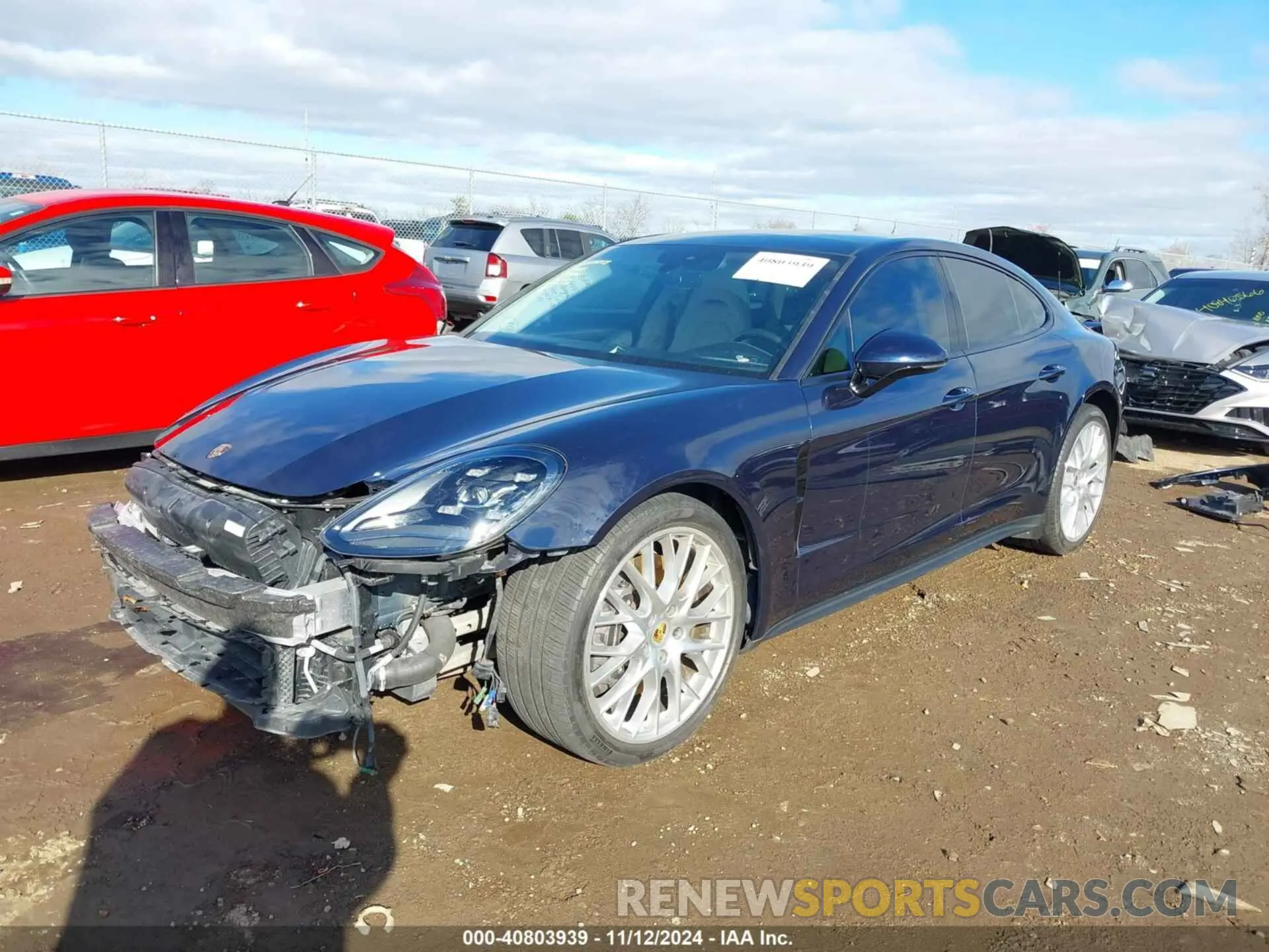 2 Photograph of a damaged car WP0AA2A70LL100157 PORSCHE PANAMERA 2020